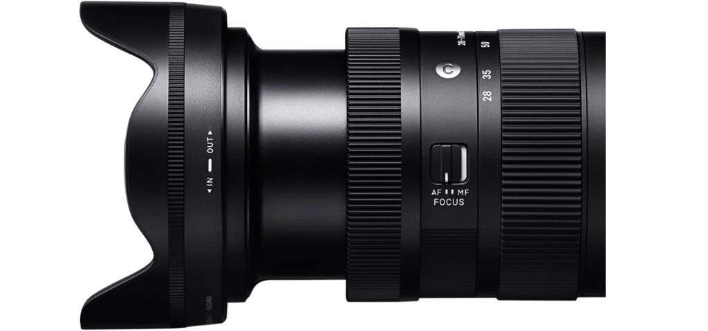 Sigma 28-70mm F2.8 DG DN Contemporary - detalii constructie corp